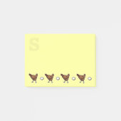 Kip of de eieren? Monogrammen Post-it® Notes (Voorkant)