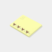 Kip of de eieren? Monogrammen Post-it® Notes (Schuin)