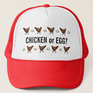 Kip of de eieren? trucker pet