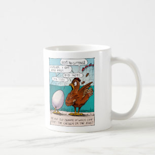 Kip of de eierMok Koffiemok