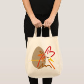 Kip of Ei Vraag Moderne Canvas tas (Voorkant (product))