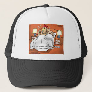 Kip of Ei, Wie Kwam Eerst? Grappige Cadeaus & T-sh Trucker Pet