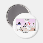 Kip of het Ei? Grappige Cadeaus & Verzamelobjecten Magneet (Voorkant / Achterkant)