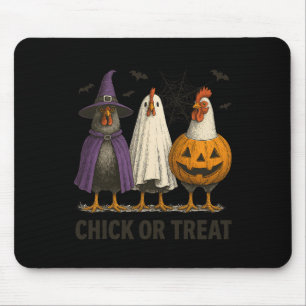 Kip of trakteer grappige Halloween kostuum ver Muismat