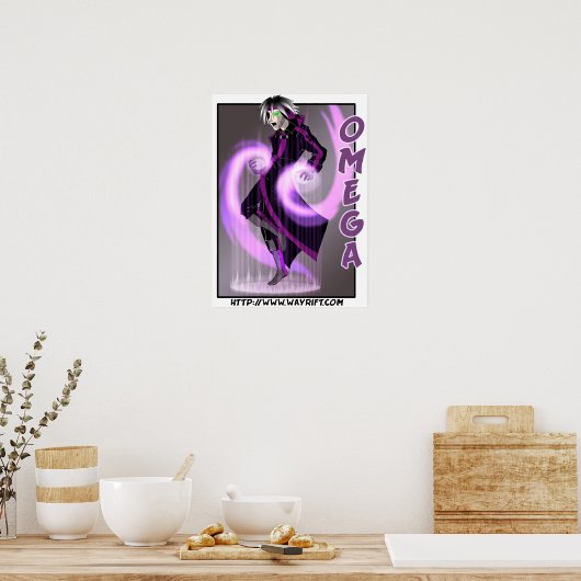 Kip OMEGA Poster (Keuken)