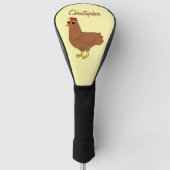 Kip ontwerp golfheadcover (Voorkant)