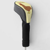 Kip ontwerp golfheadcover (Schuin)