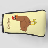 Kip ontwerp golfheadcover (Voorkant)