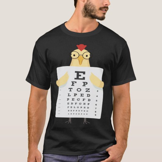 Kip Oog Chart T-shirt (Voorkant)