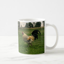 Kip op de boerderij foto koffiemok