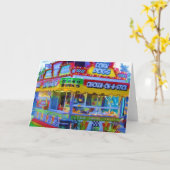 Kip op een stok bij de Markt van de Staat van Kaart (Gele Bloem)