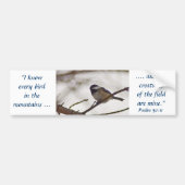 Kip op een Twig Bumpersticker (Voorkant)