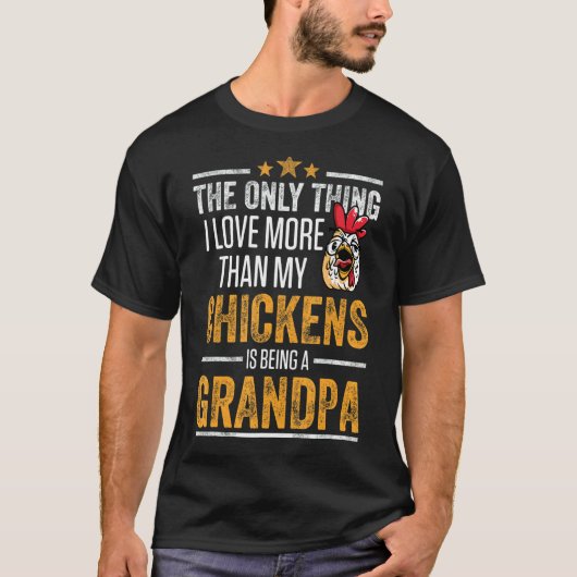 Kip Opa Mens T-shirt (Voorkant)