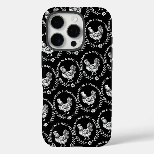 Kip opvoeden & Jezus prijzen Case-Mate iPhone Case (Achterkant)