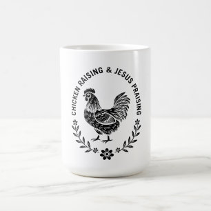 Kip opvoeden & Jezus prijzen Koffiemok