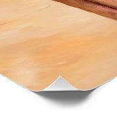 Kip over vogelschilderende oorspronkelijke vogelku perfect poster (Hoek)