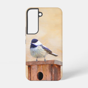 Kip over vogelschilderende oorspronkelijke vogelku samsung galaxy hoesje