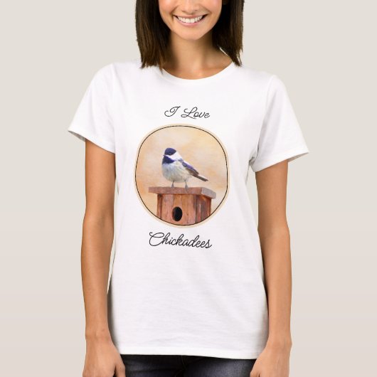 Kip over vogelschilderende oorspronkelijke vogelku t-shirt (Voorkant)