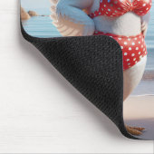 Kip Paar Dragen Zwempakken Muismat (Hoek)