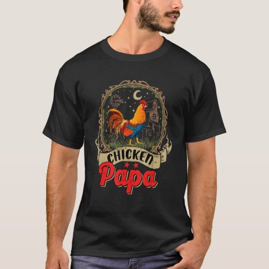  Kip Papa Kostuum Kip Boer Fami T-shirt (Voorkant)