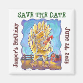 Kip Party Center Magneet (Voorkant)