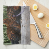 Kip Party Keukenhanddoek (Quarter Fold)