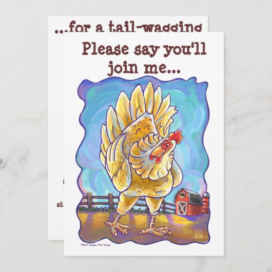 Kip Partycentrum Kaart (Voorkant / Achterkant)