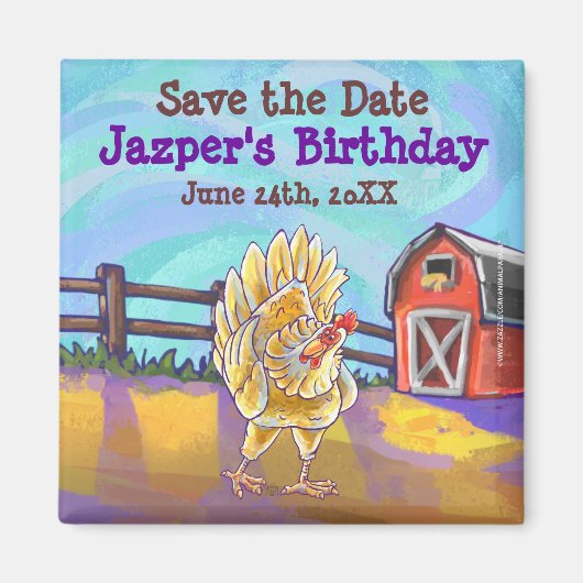 Kip Partycentrum Magneet (Voorkant)