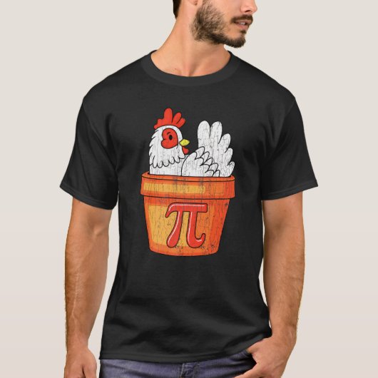 Kip Pi Kleding Pi Dag Cool Wiskunde T-shirt (Voorkant)