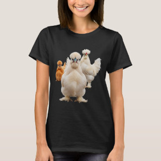 Kip, Pluizige Hen Squad Frontaal Starend T-shirt