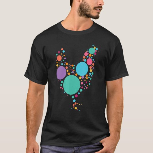 Kip Polka Dot Dag Internationale Dot Dag T-shirt (Voorkant)
