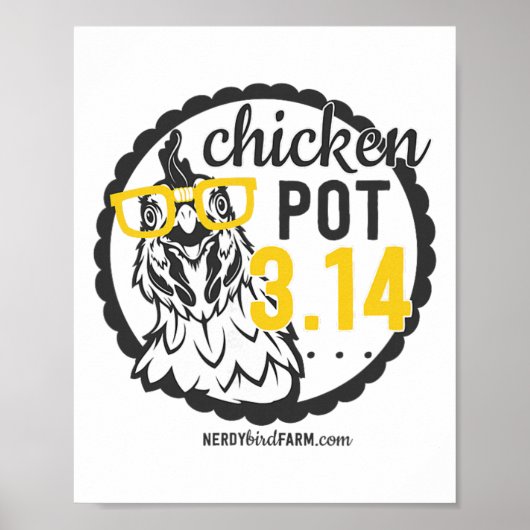 Kip Pot 3.14  Poster (Voorkant)
