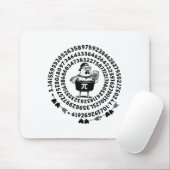 Kip Pot Holding Calculator Wiskunde Docent Pi Dag Muismat (Met muis)