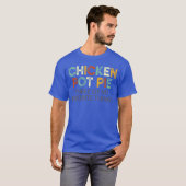 Kip Pot PasteDrie Van Mijn Favoriete Dingen Grappi T-shirt (Voorkant volledig)