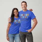 Kip Pot PasteDrie Van Mijn Favoriete Dingen Grappi T-shirt (Unisex)