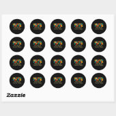 Kip Pot Pastei Drie Van Mijn Favoriete Dingen Grap Ronde Sticker (Vel)