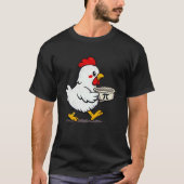 Kip Pot Pastei Grappige Pi Dag T-shirt (Voorkant)