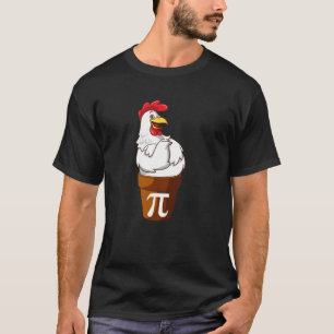 Kip Pot Pi Grappige Pi Dag Kip Pot Pi T-shirt