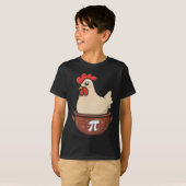 Kip Pot Pi Grappige Taart Dag Cartoon Kip Pot P T-shirt (Voorkant volledig)