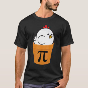 Kip Pot Pi Grappige Wiskunde Dag 1 T-shirt