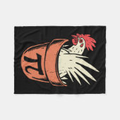 Kip Pot Pi Grappige Wiskundeleraar Pun Pi Dag  Fleece Deken (Voorkant (Horizontaal))