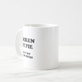 Kip Pot Pie Drie Van Mijn Favoriete Dingen _1 Koffiemok (Voorkant links)