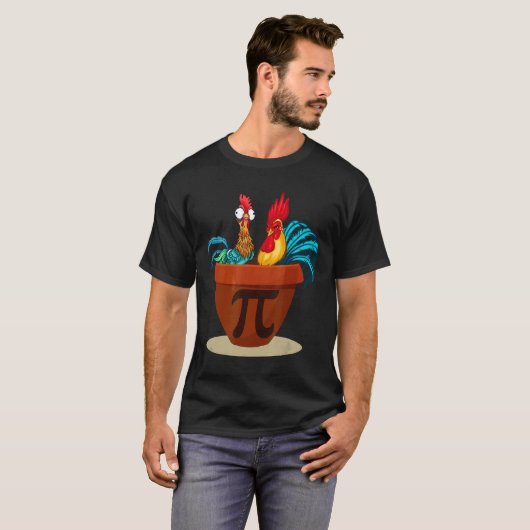 Kip Pot Pie Kip Pi Dag T-shirt (Voorkant volledig)