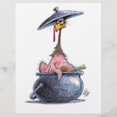 Kip Pot Pie-vlieger Flyer (Voorkant)