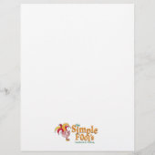 Kip Pot Pie-vlieger Flyer (Achterkant)