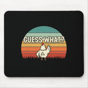 Kip, raad eens wie er achter Retro Kippenkont staa Muismat