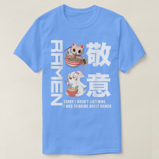 kip Ramen Lovers ramen Japans kawaii anime d T-shirt (Design voorkant)