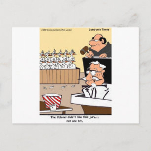Kip Rechtbank Drama Grappige Cadeaus & T-shirts Briefkaart