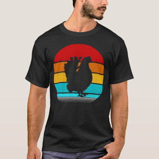 kip retro t-shirt (Voorkant)