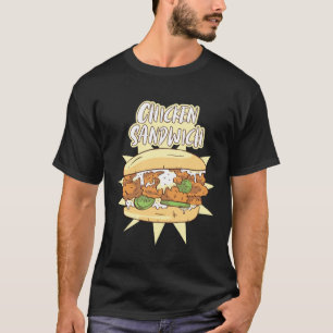Kip Sandwich Hamburger T-shirt